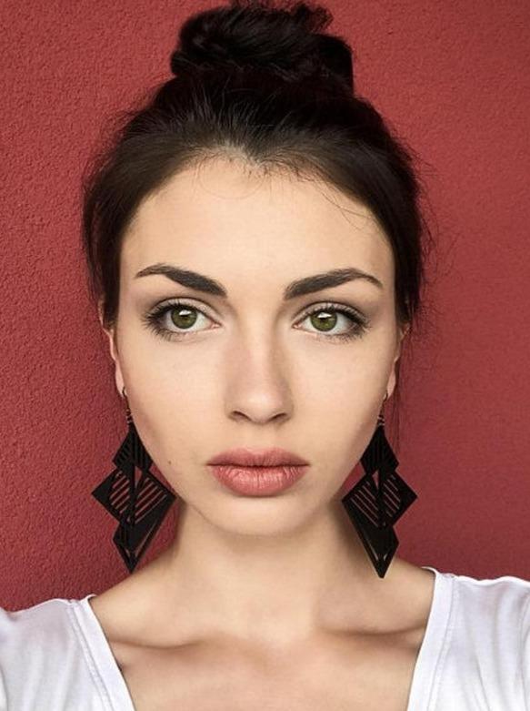 Geometric Spatial Casual Earrings