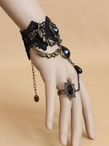 Angel Wings Elegant Bracelet With Ring