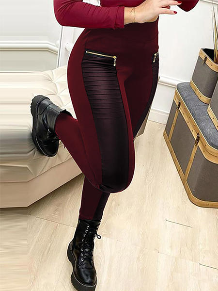 Black Leather Trousers