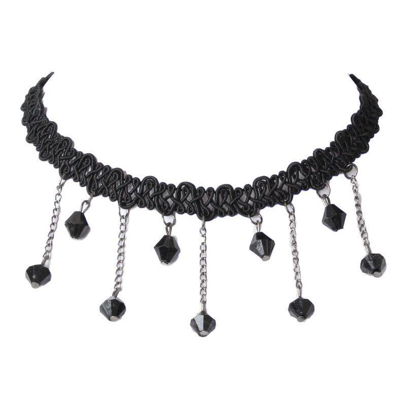 Velvet Lace Neckband Collar Female Clavicle Chain