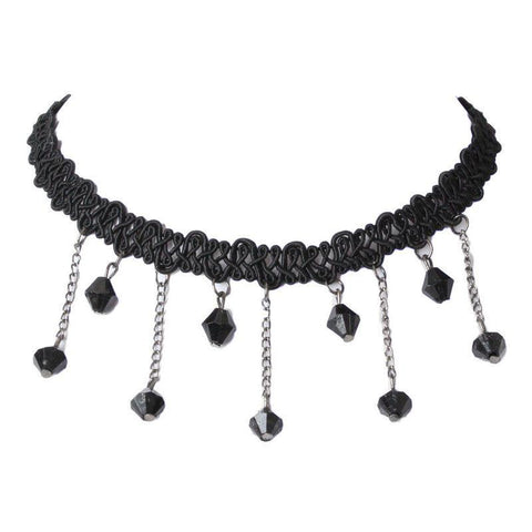 Velvet Lace Neckband Collar Female Clavicle Chain