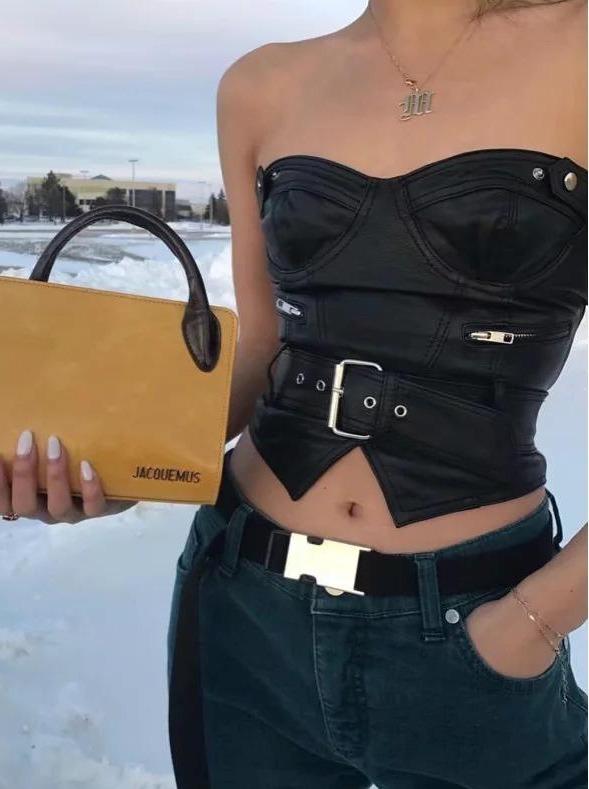 Sexy Corset Tie Wrap Chest