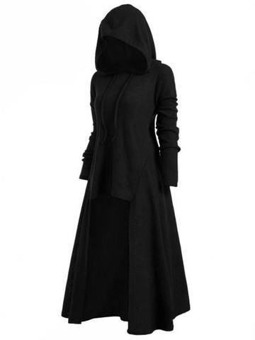 Loose Casual Plus Size Plain Irregular Dress