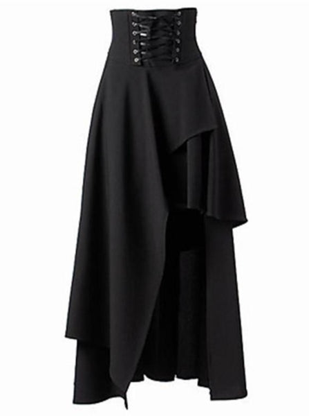 Gothic Lolita Lace-up Skirt