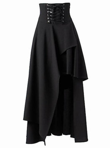 Gothic Lolita Lace-up Skirt