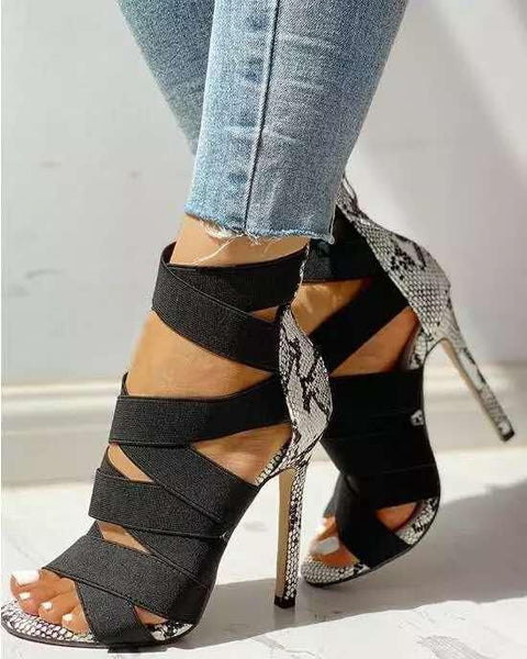 Comfortable Stiletto Open-toed Women's Sandals