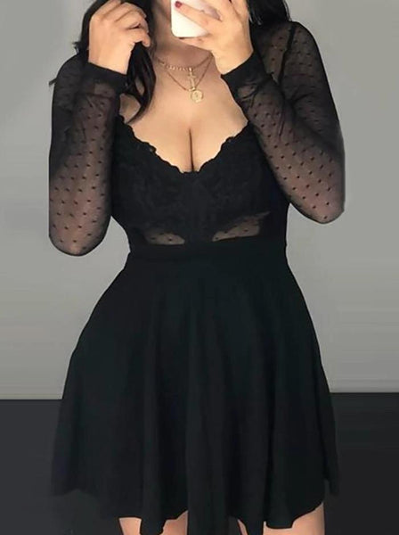 Black Lace Dress