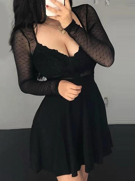Black Lace Dress