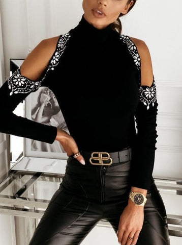 Off-the-shoulder Base Shirt