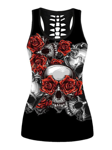 Printed Ladies Hollow Vest