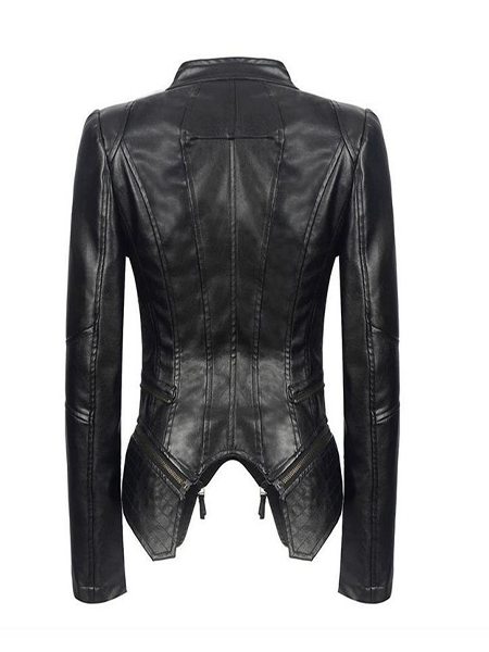 Gothic Black Leather Jacket