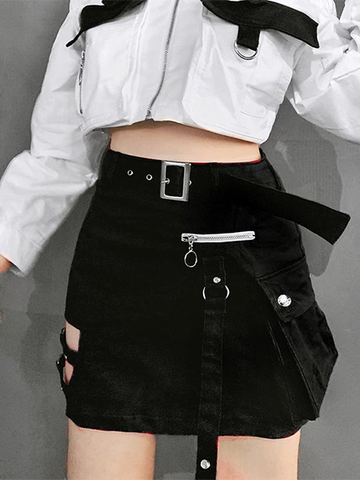 All-match Slim A-line Skirt