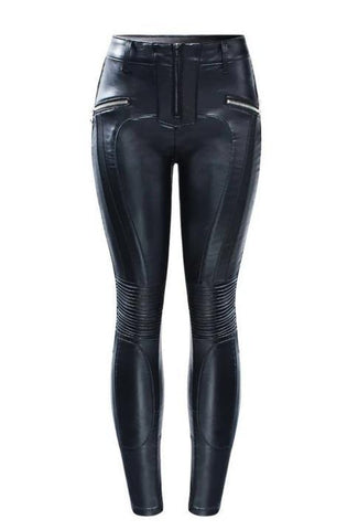 Sexy Black Leather Pants