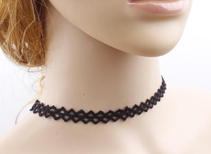 Velvet Lace Neckband Collar Female Clavicle Chain