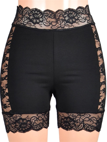 Lace Hollow Stitching Boxer Briefs