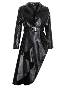 Slim-fit Leather Dovetail Jacket