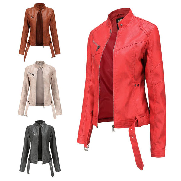 Slim Leather Jacket