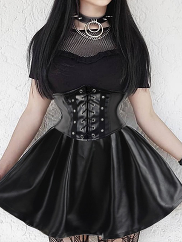 Sexy High-waisted Pleated Skirts