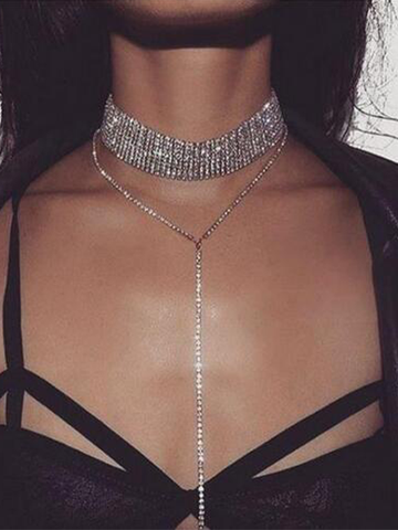 Exaggerated Retro Multilayer Necklace