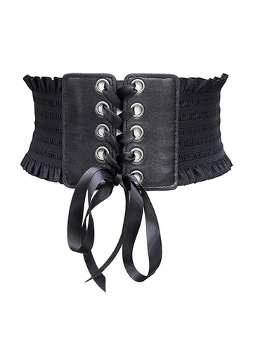 Fringed Bow Belt