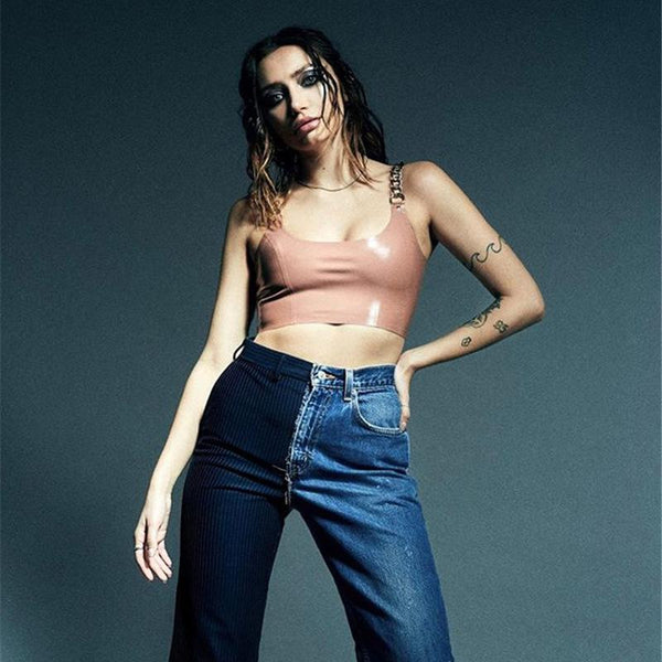 Sexy Navel Metal Camisole