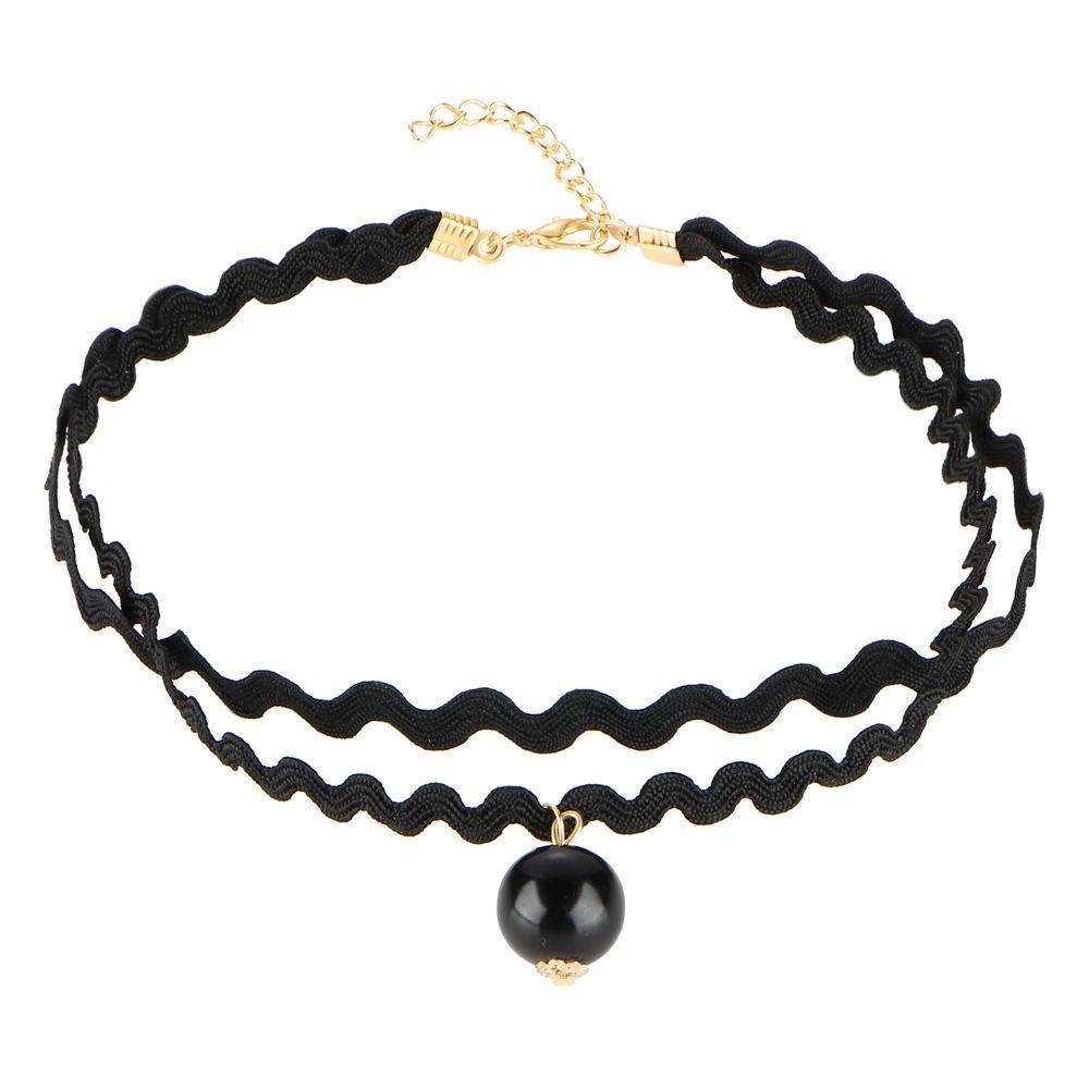 Velvet Lace Neckband Collar Female Clavicle Chain