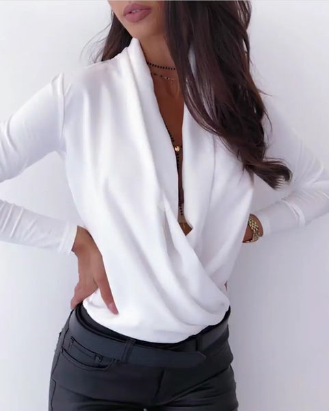 Deep V Swing Neck Top