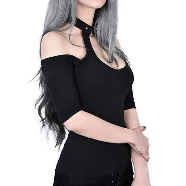 Deep U Short Sleeve T-shirt
