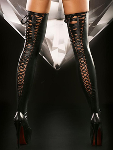 Sexy Patent Leather Socks(Over the knee)