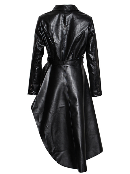 Slim-fit Leather Dovetail Jacket