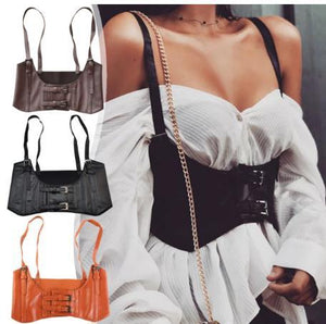 Double-breasted Sling Super Wide Girdle