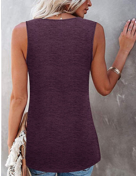 Leopard Print Loose Round Neck Vest