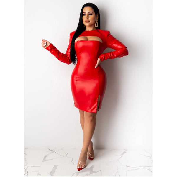 Hollow Sexy Split Dress