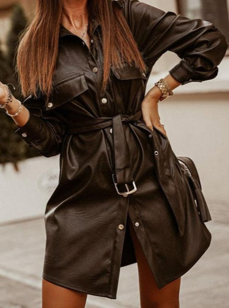 Medium Length Shirt Dress