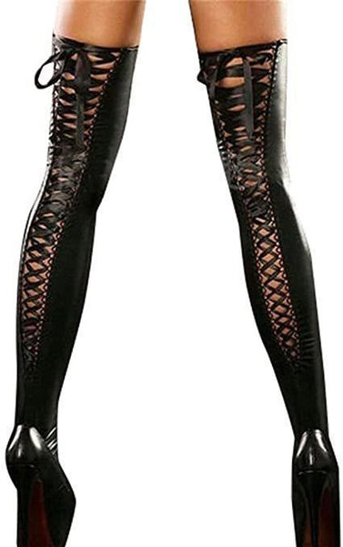 Sexy Patent Leather Socks(Over the knee)