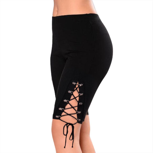 Lacing Five-quarter Shorts