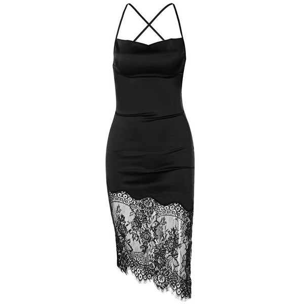 Sexy Stitching Lace Dress