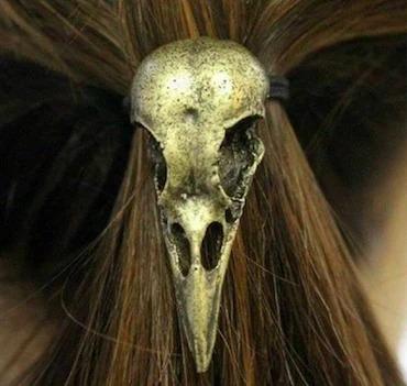 Halloween Skull Bone Hair Tie