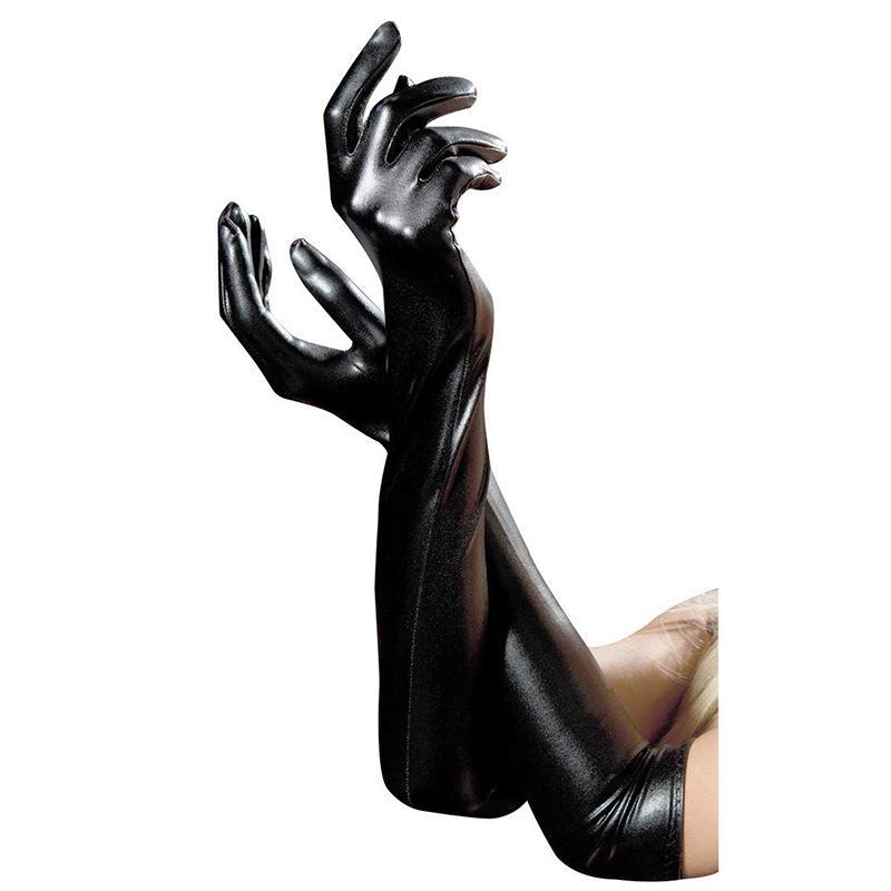 Sexy Patent Leather Gloves