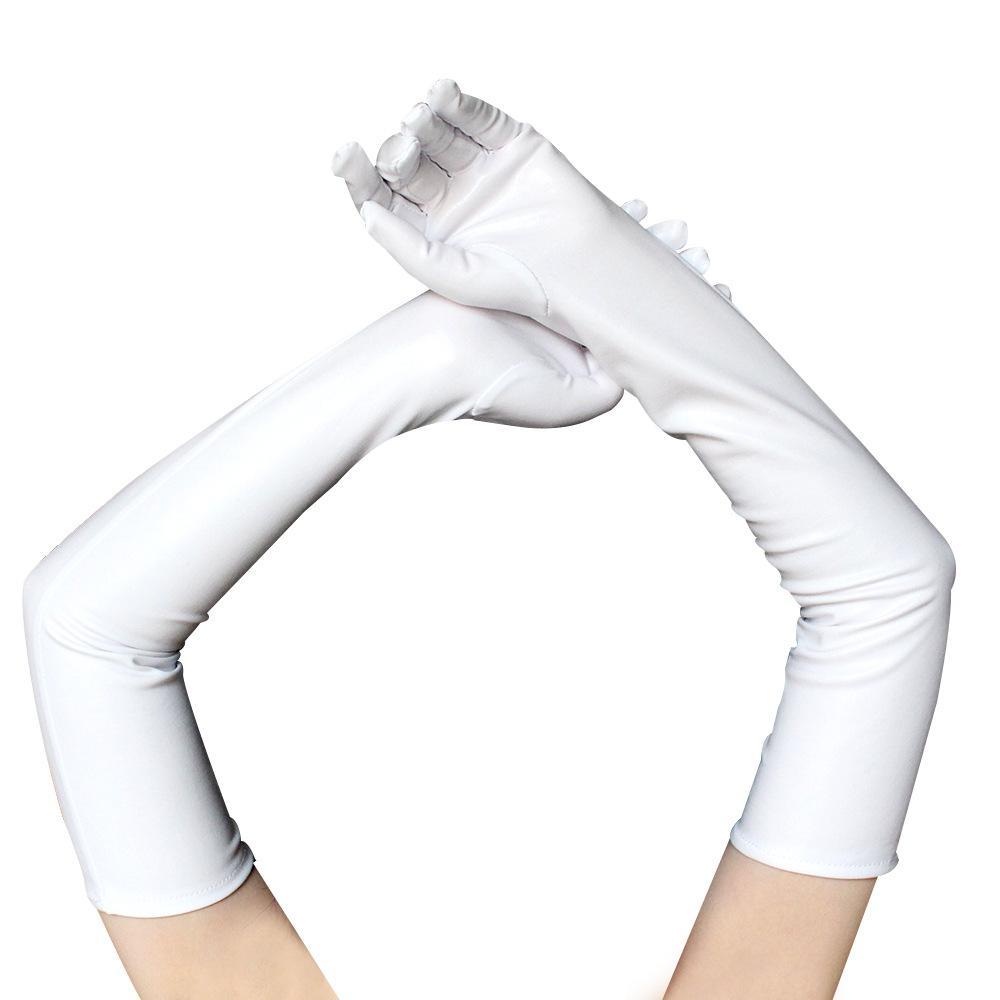 Sexy Patent Leather Gloves