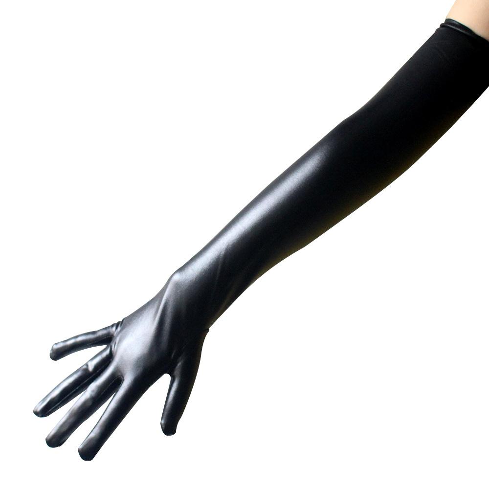 Sexy Patent Leather Gloves