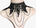 Black Lace Necklace