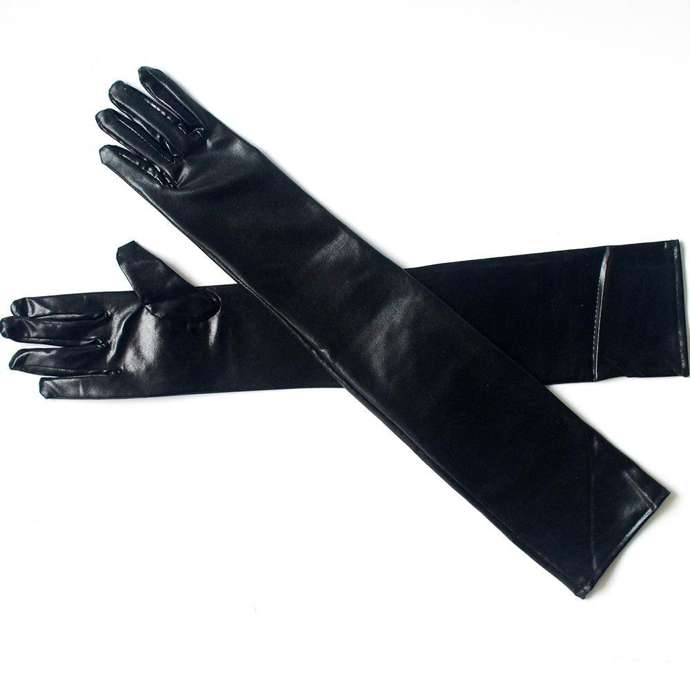 Sexy Patent Leather Gloves
