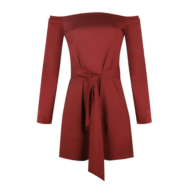 One-shoulder Solid Color Jumpsuit
